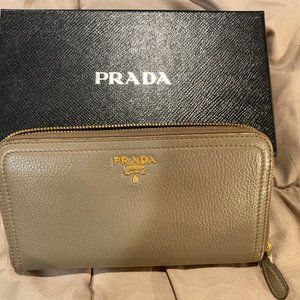 Prada Zipper Wallet